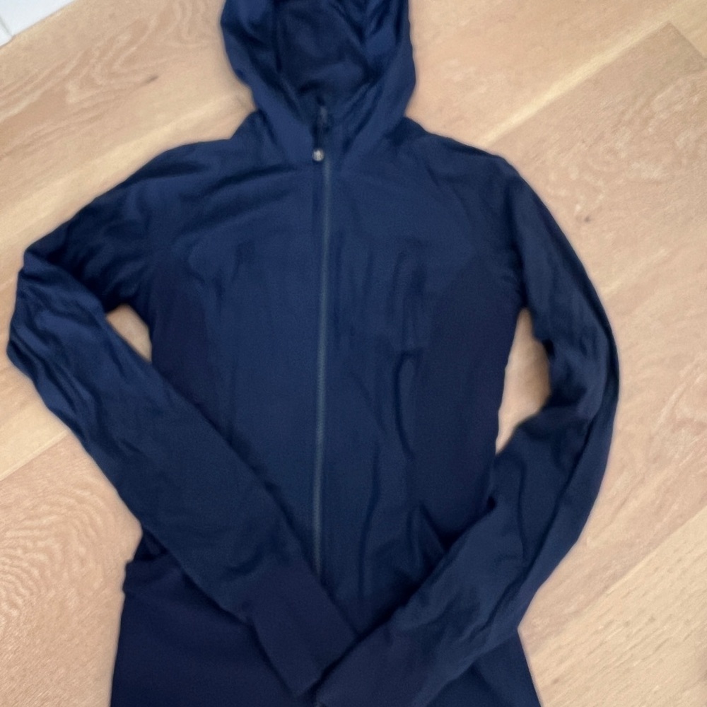Lululemon Athletica Blue Utility Jacket Modern Design